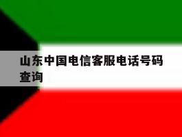 山东中国电信客服电话号码查询