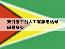支付宝平台人工客服电话号码是多少