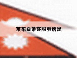 京东白条客服电话是