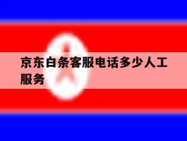 京东白条客服电话多少人工服务