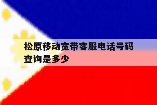 松原移动宽带客服电话号码查询是多少的简单介绍 松原移动宽带客服电话号码查询是多少的简单介绍